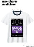スポット販売☆彡「superchorus-smallclone」ホワイトxネイビー (XL) ヘヴィーウェイトTシャツ 00085-CVT