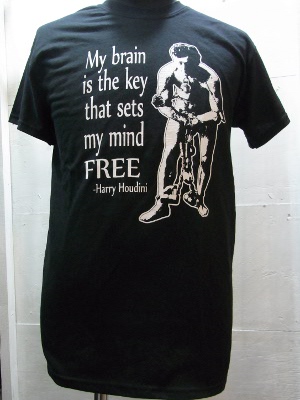おつとめtシャツ Harry Houdini ハリー フーディーニ 奇術師