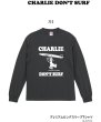 画像1: 現在受付中☆彡8月22日(火)締切「CHARLIE DON'T SURF」プレミアム長袖Tシャツ 6.2oz お受け渡し2023年9月下旬頃 (1)